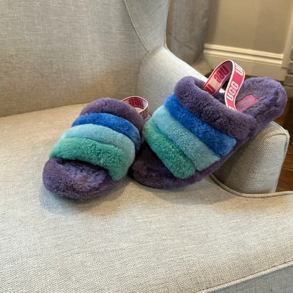 UGG Shoes Ugg Kids Fluff Yeah Slide Slipper Size Poshmark